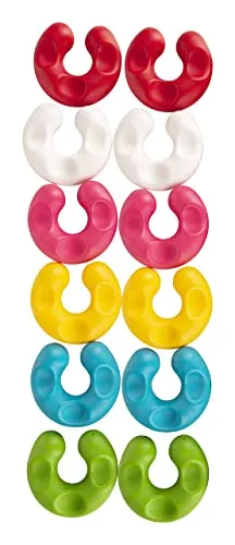 Funskool Giggles - Chain Links, Multicolour Interlocking Educational Blocks, Improves Creativity And Construction Blocks For Kids, 6 Months & Above, Infant And Preschool Toys