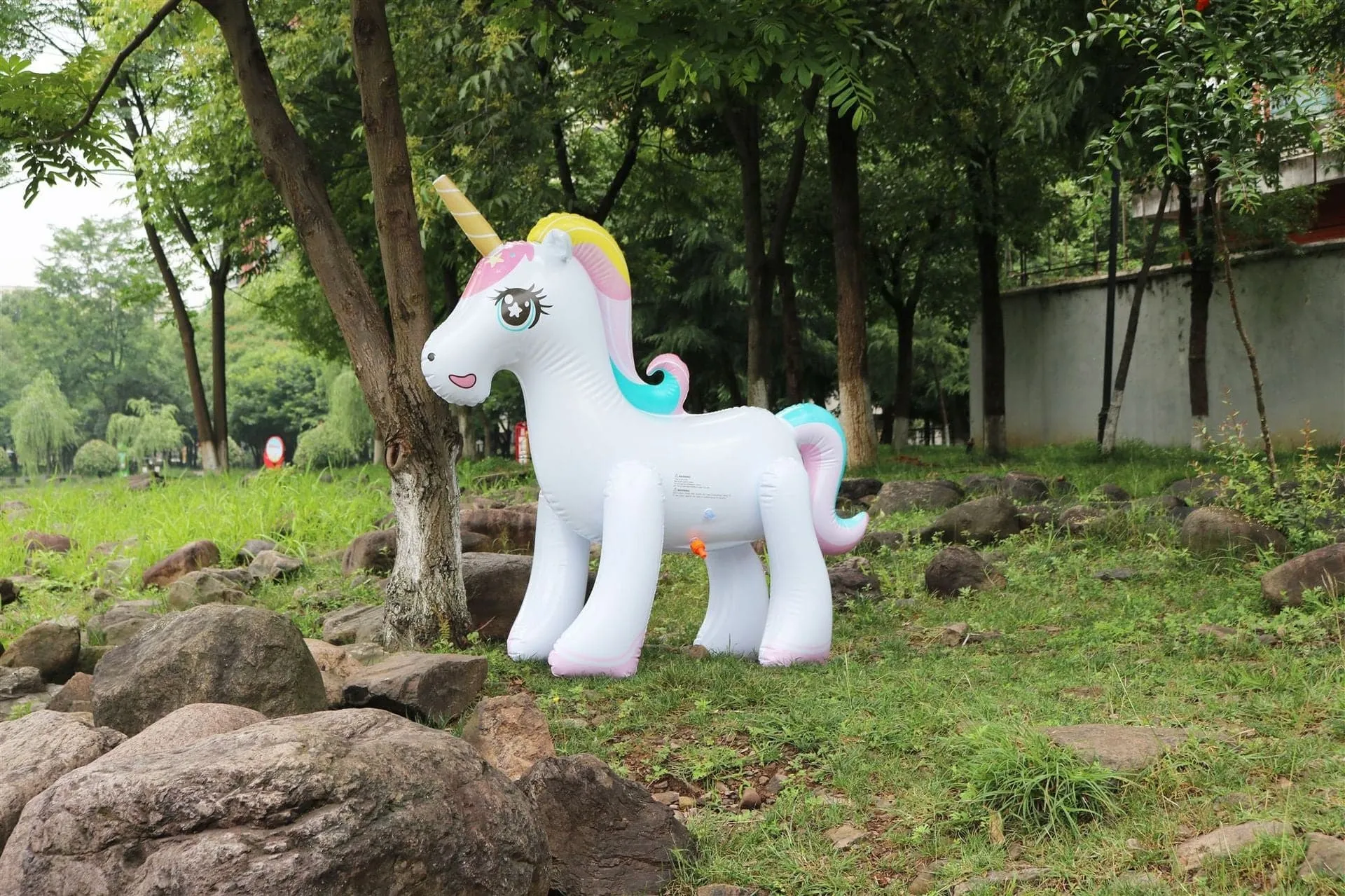 Gigantic Unicorn Backyard Sprinkler