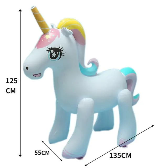 Gigantic Unicorn Backyard Sprinkler