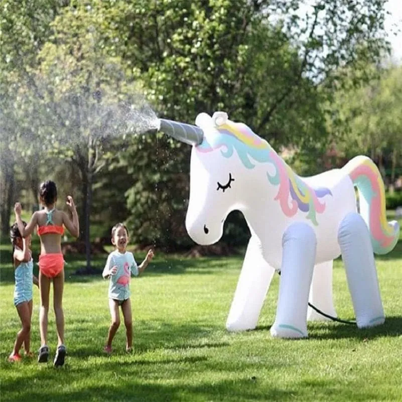 Gigantic Unicorn Backyard Sprinkler