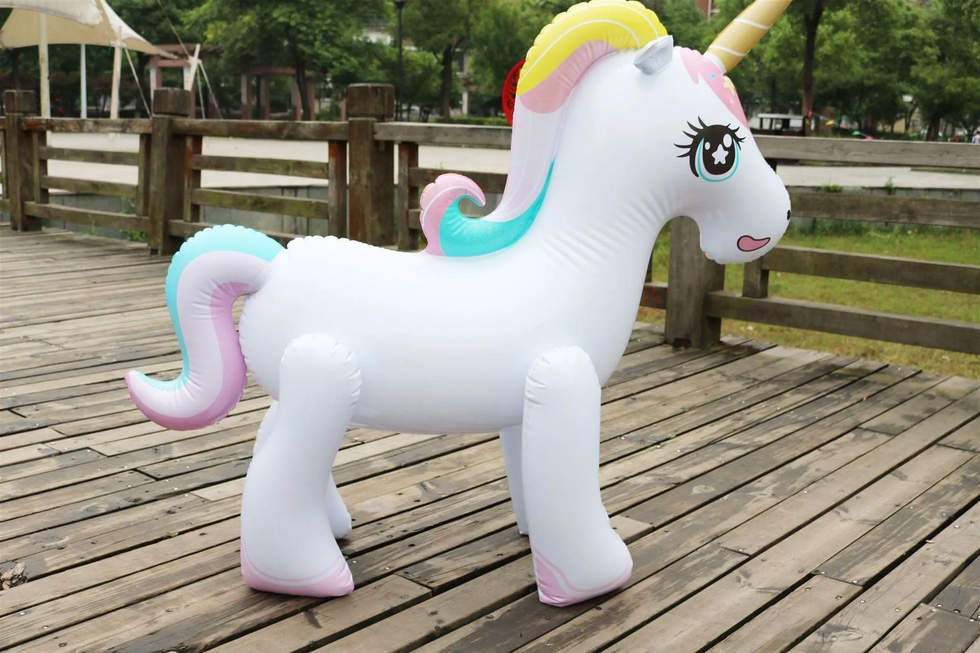 Gigantic Unicorn Backyard Sprinkler