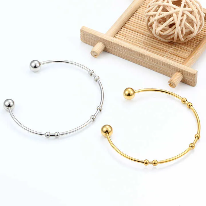 High Quality 18k Gold Plated Stainless-سوار من الفولاذ المقاوم