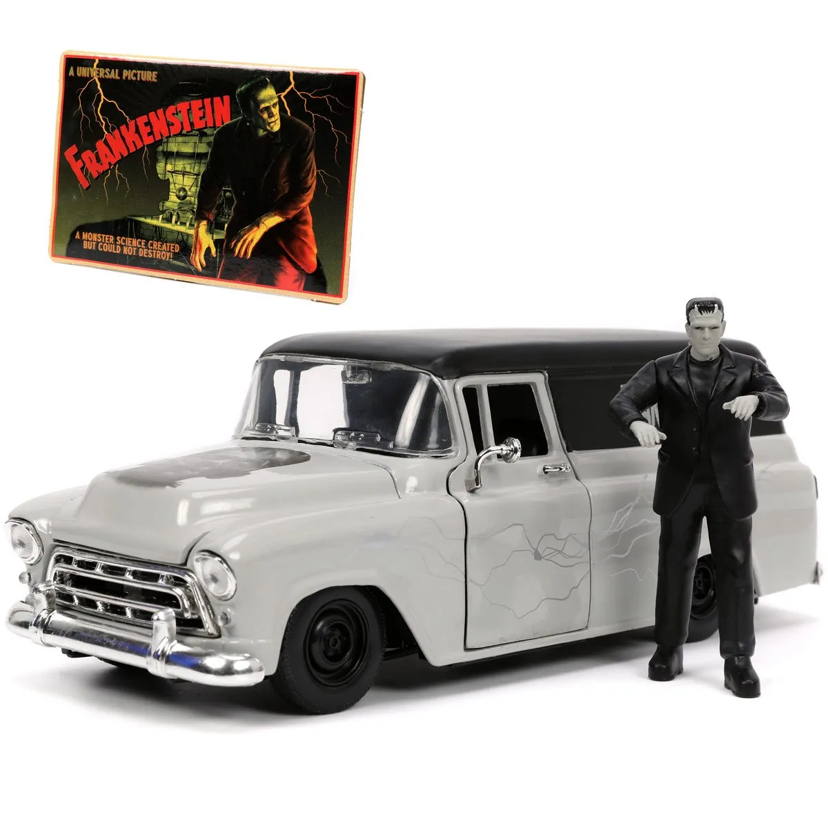 Holly Wood Rides Frankenstein Chevy Suburban 1:24 Vehicle and Figure