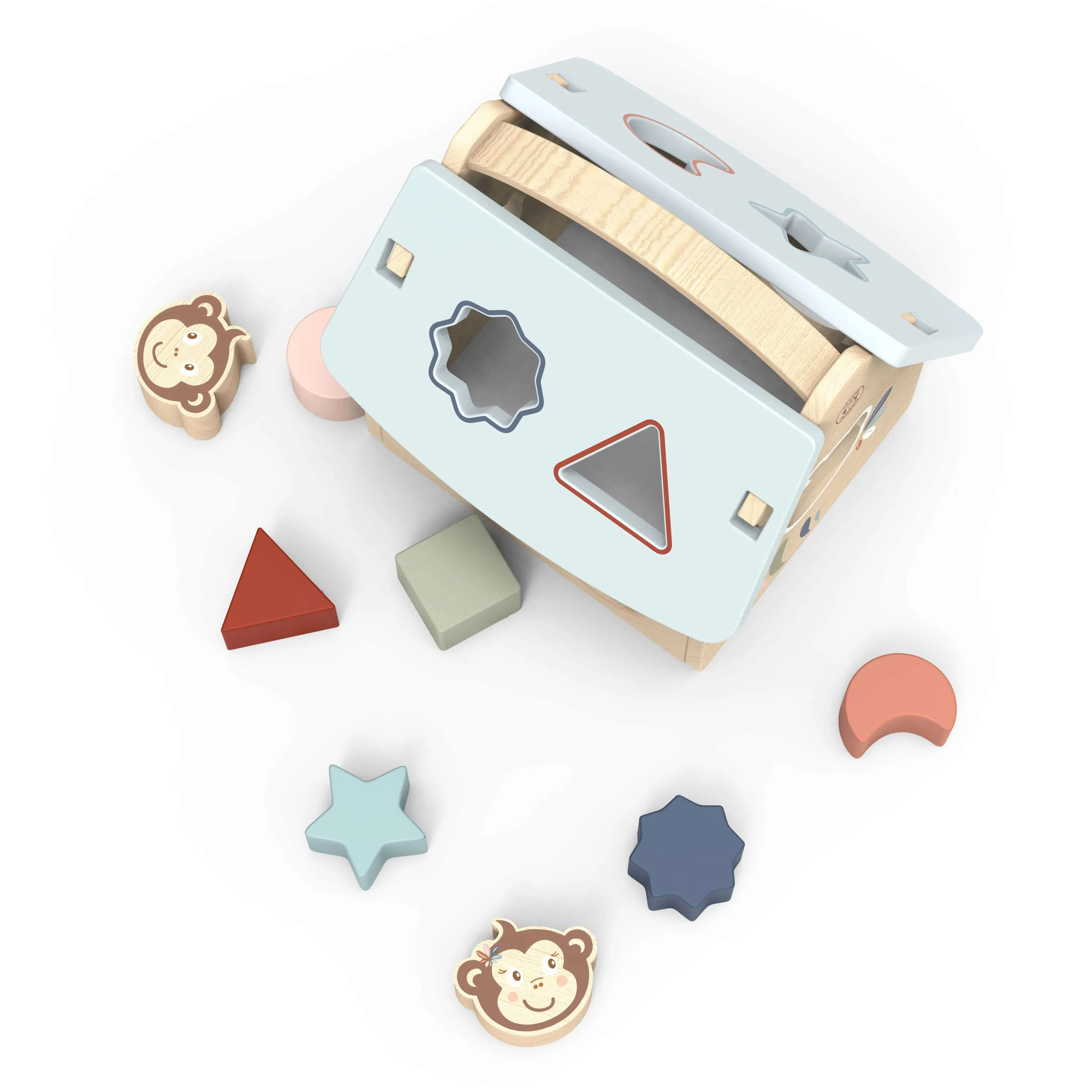 House Shape Sorter With 8 Blocks