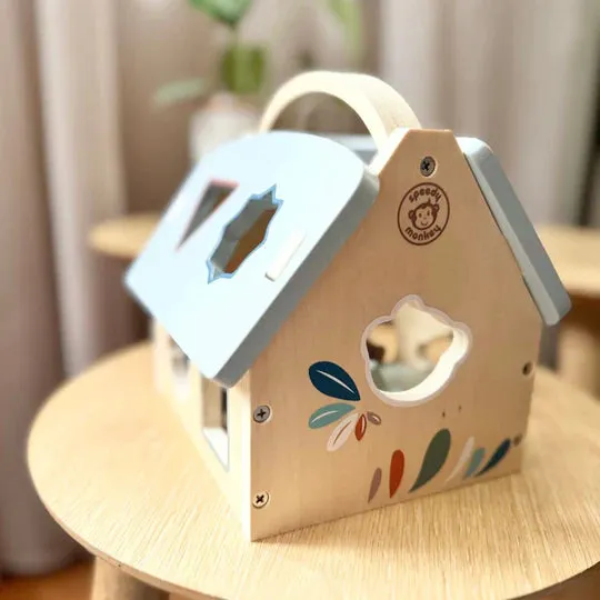 House Shape Sorter With 8 Blocks