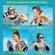 Inflatable Pool Floats for Adult Size, Floating Water Pool Hammock, Multi-Purpose Swimming Floaties Pool Saddle, Lounge Chair, Drifter, Portable Mesh Pool Chairs Lounger Noodle Raft Toys