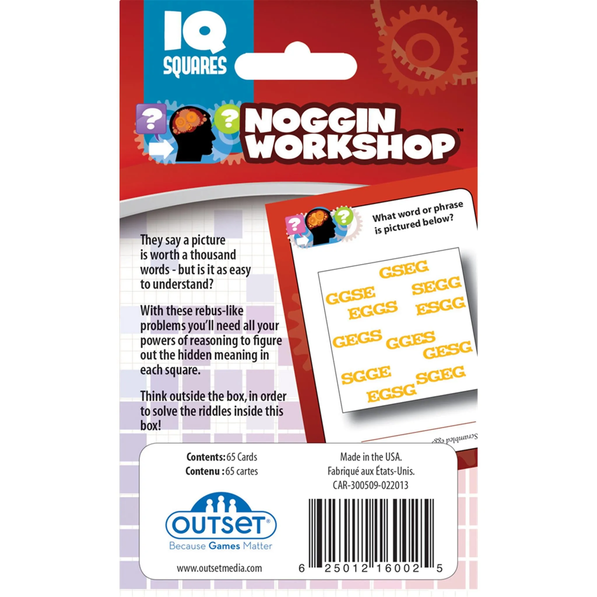 IQ Squares Noggin Workshop