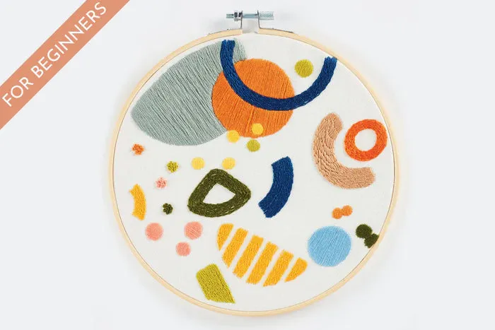 Journey Of Something Embroidery Kit - Shapes