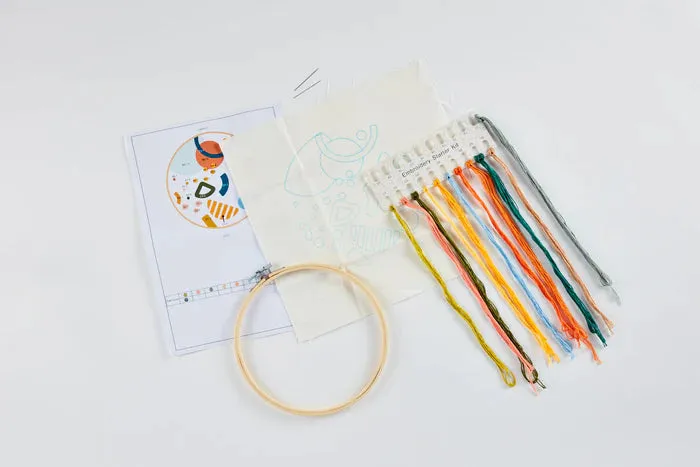 Journey Of Something Embroidery Kit - Shapes