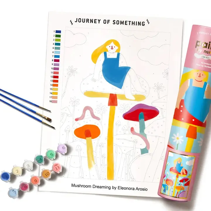 Journey Of Something Kids Paint By Numbers -Mushroom Dreaming