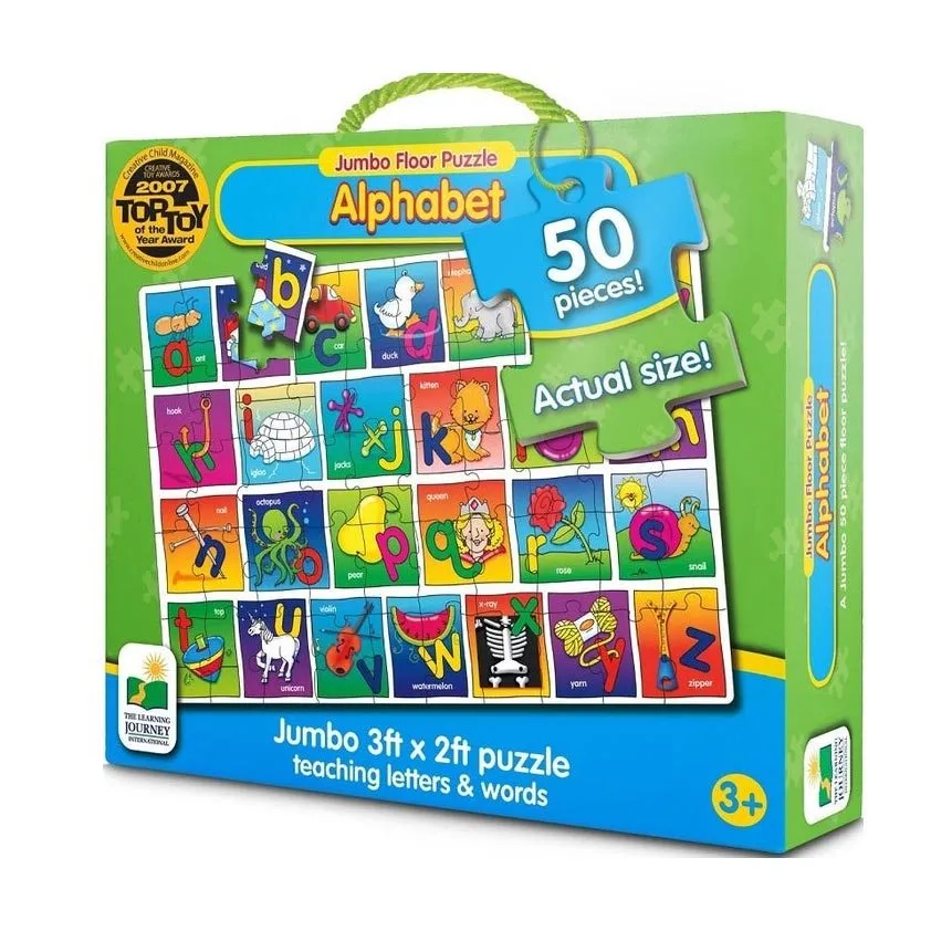 Jumbo Floor Puzzle - Alphabet (50pc)