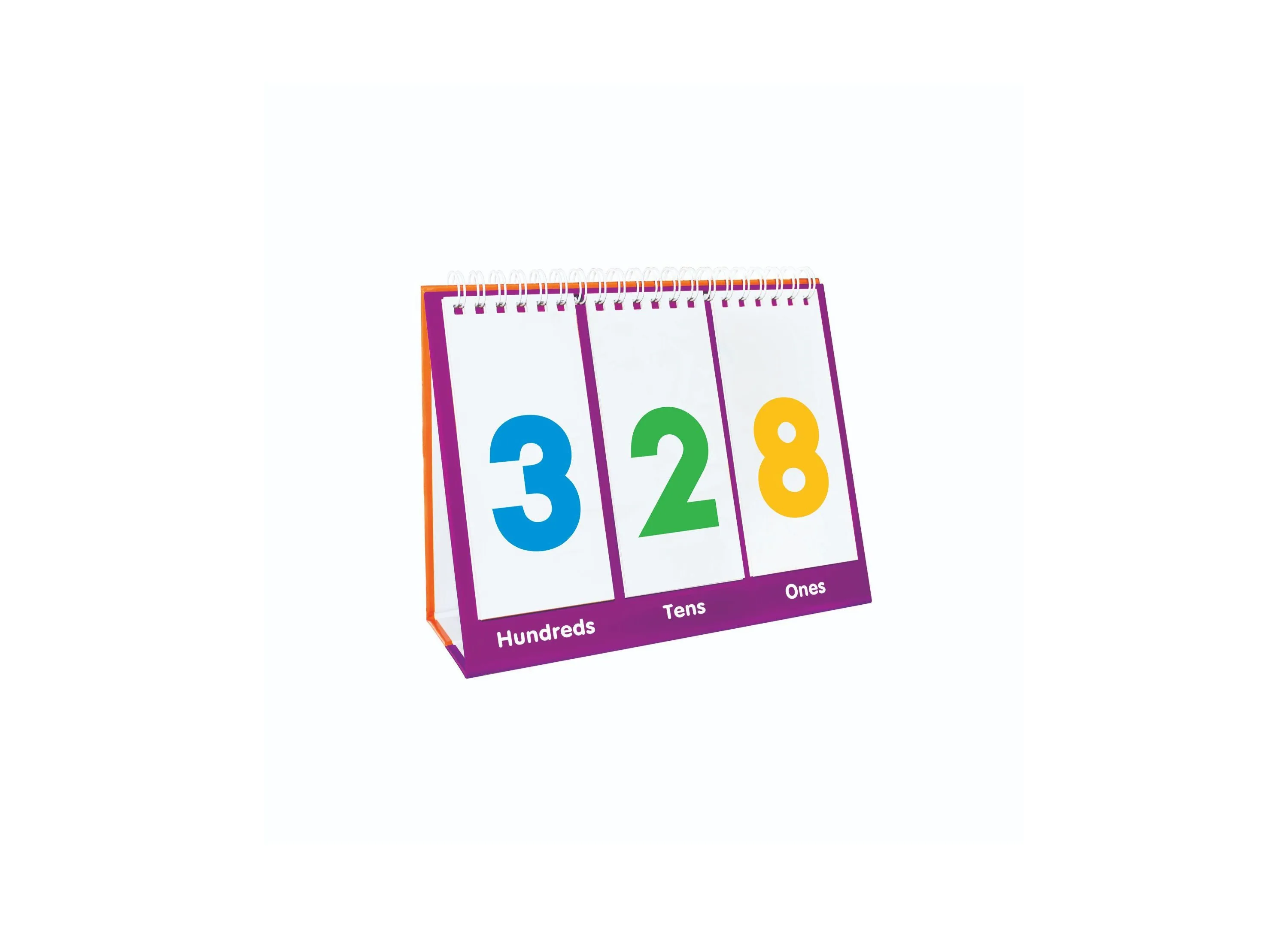 Junior Learning Base Ten Flip Card Set - Educational Math Tool