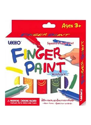 Leeho Finger Paint 20ml Set of 5 Colors