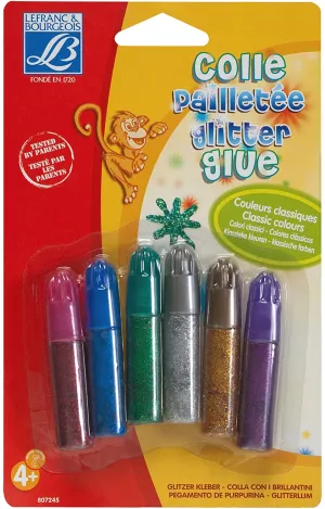 Lefranc & Bourgeois 807245 Glitter Paint Children's Multi-Coloured 7.6 x 4.8 x 14 cm