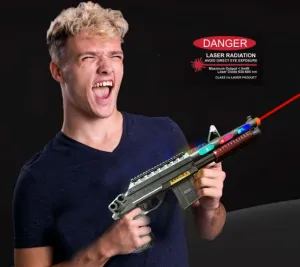 Light Up Pump Action Toy AR Rifle
