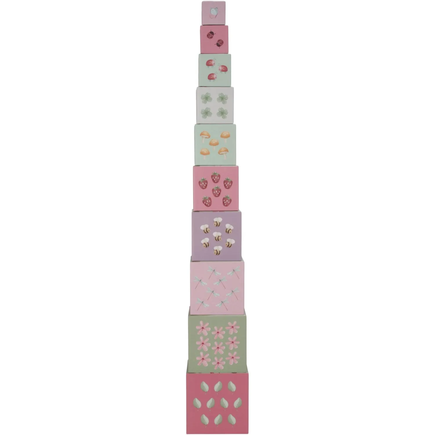 Little Dutch Fairy Garden Pink Stacking Tower