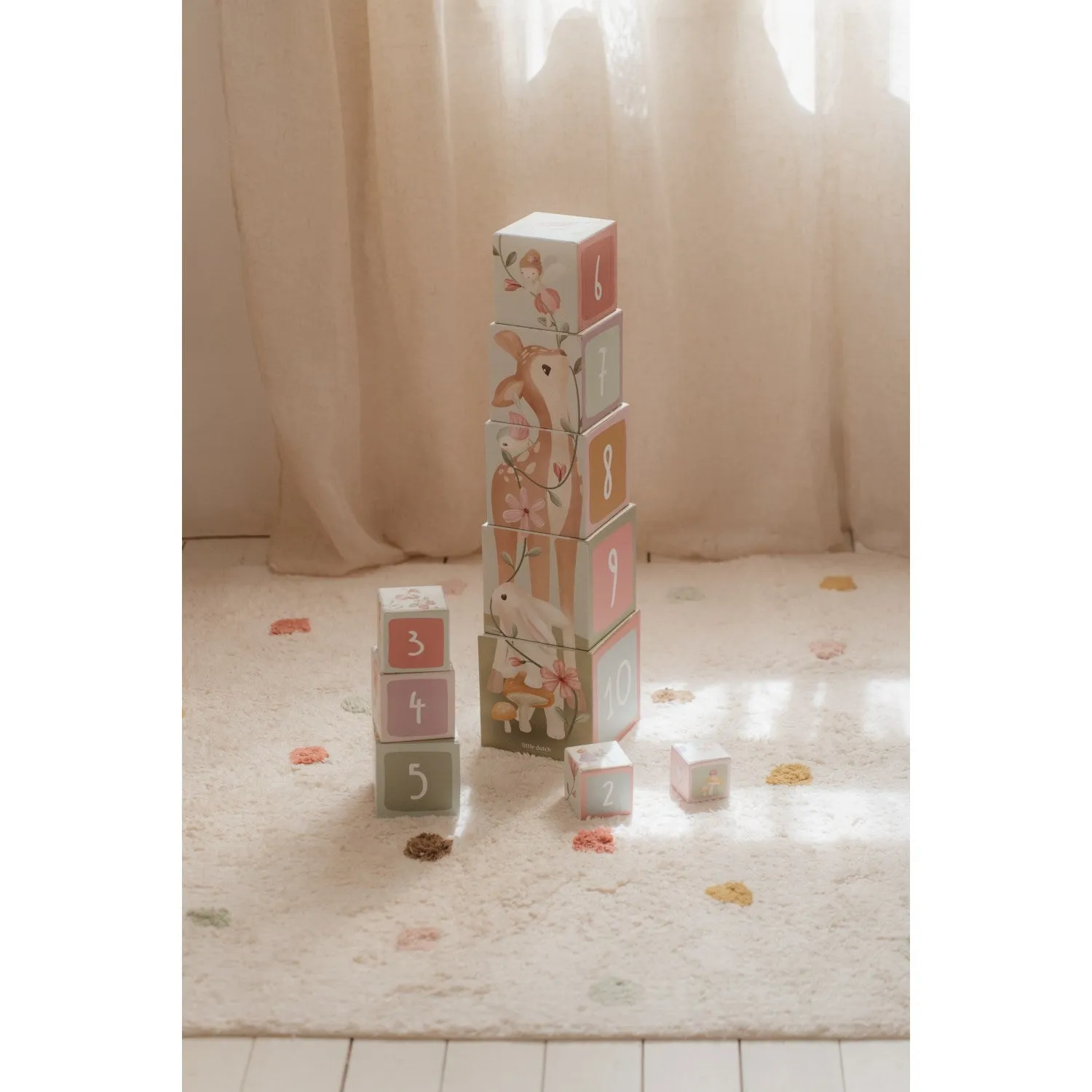 Little Dutch Fairy Garden Pink Stacking Tower