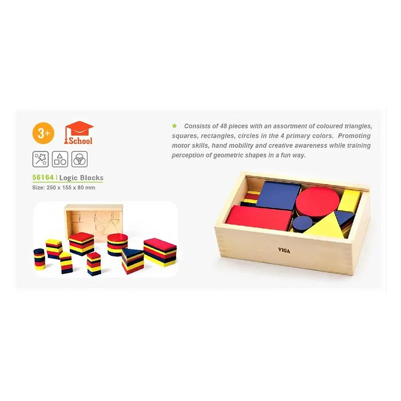 Logic Shapes Blocks in a Box