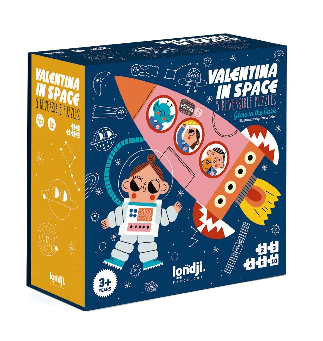 Londji Progressive Puzzles - Valentina In Space