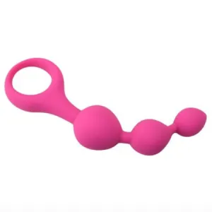 Loving Joy Triple Ripple Silicone Anal Beads