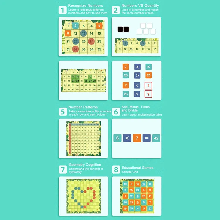 Magnetic Hundred Board Game