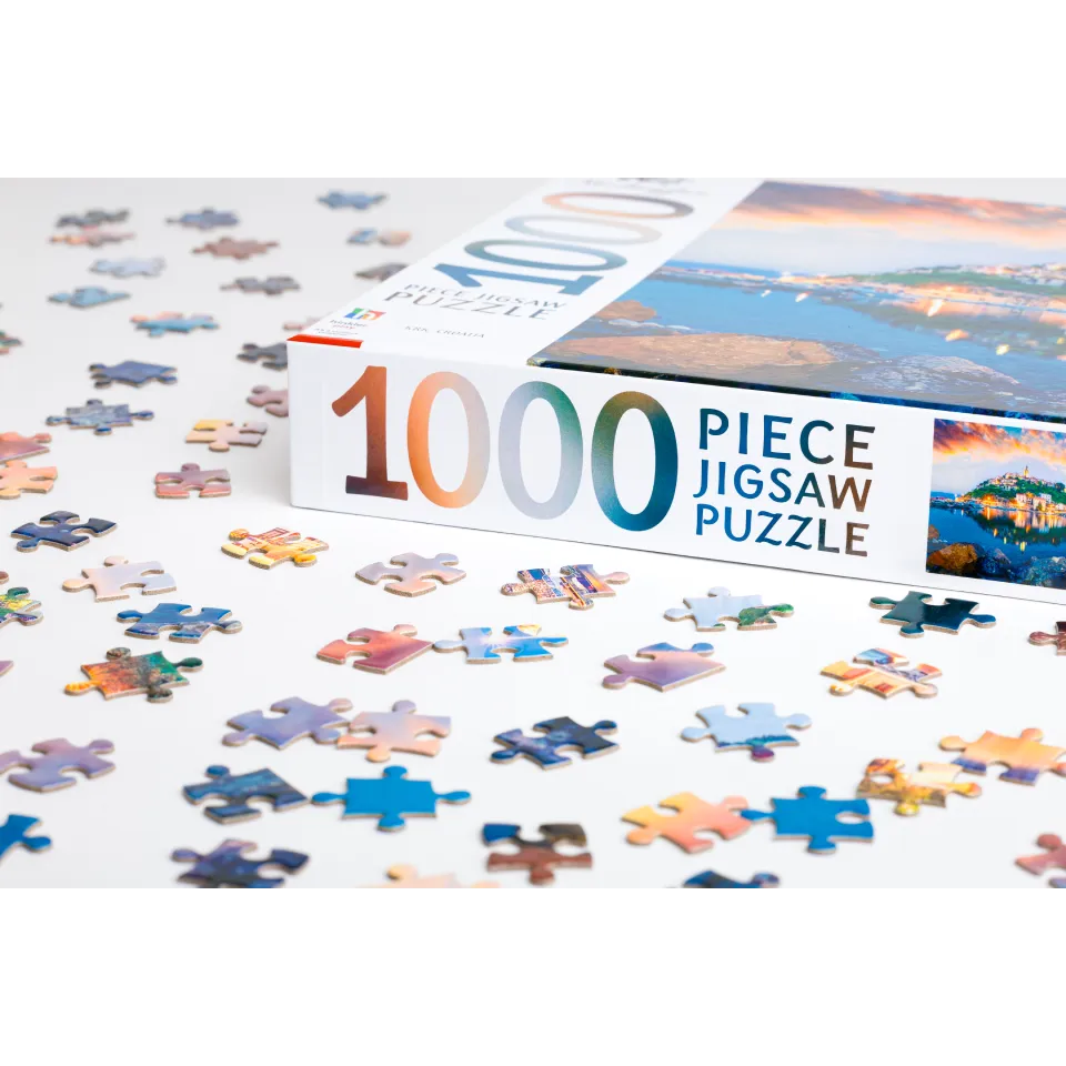 Mindbogglers 1000-Piece Jigsaw: Krk, Croatia