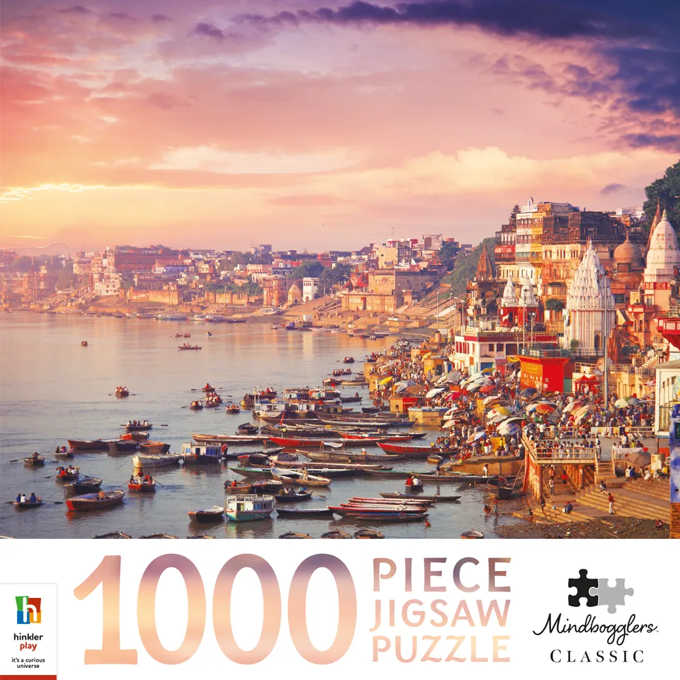 Mindbogglers 1000-Piece Jigsaw: Varanasi, India
