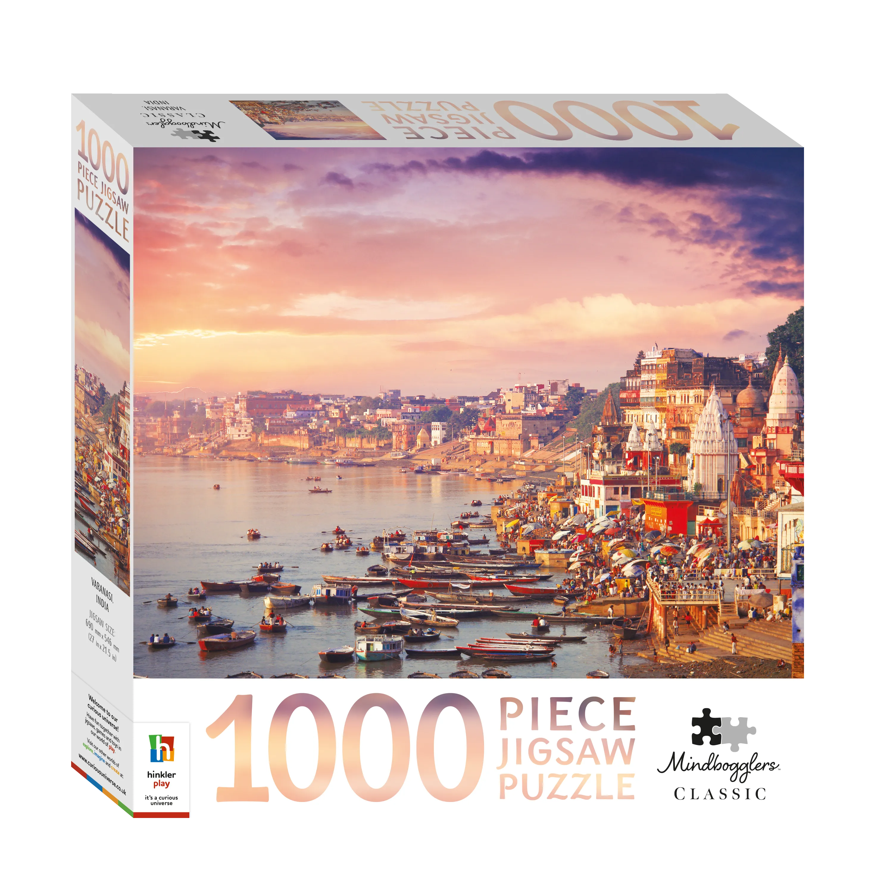 Mindbogglers 1000-Piece Jigsaw: Varanasi, India