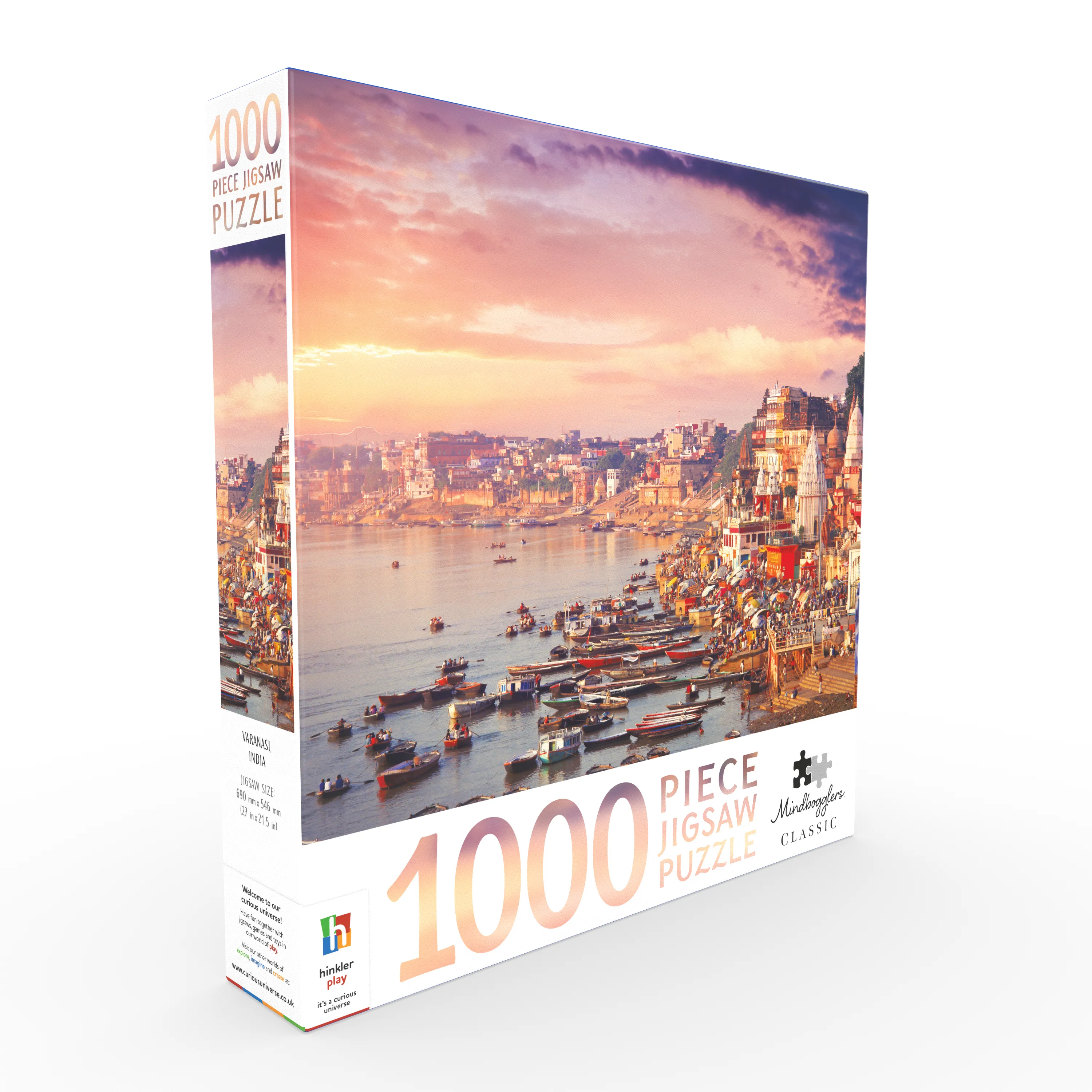 Mindbogglers 1000-Piece Jigsaw: Varanasi, India