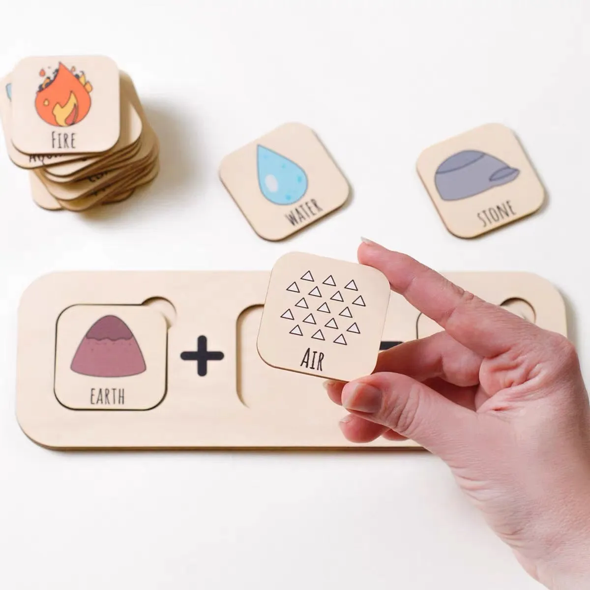 Mineral Elements Build-up Cognition Puzzle