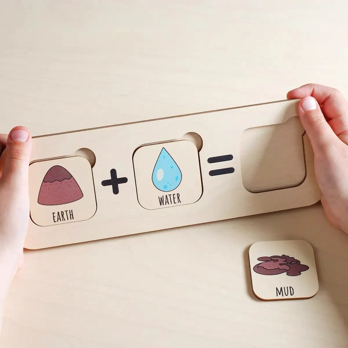 Mineral Elements Build-up Cognition Puzzle