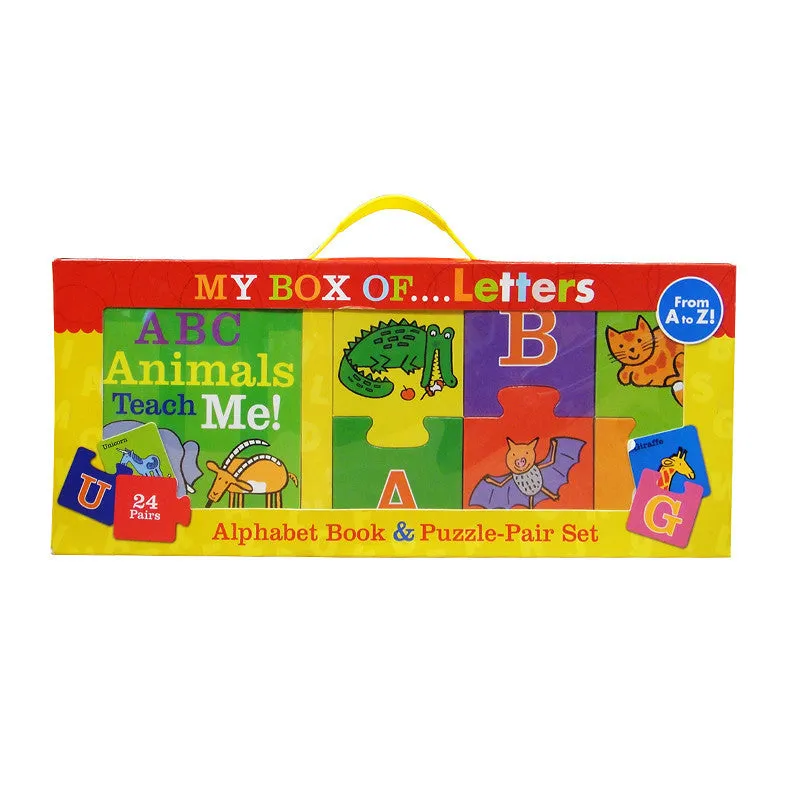 My Box of Letters - Alphabet Book & Puzzle-Pair Set<br> <span style="font-size: 11px; font-family:Helvetica,Arial,sans-serif;">From A to Z</span>