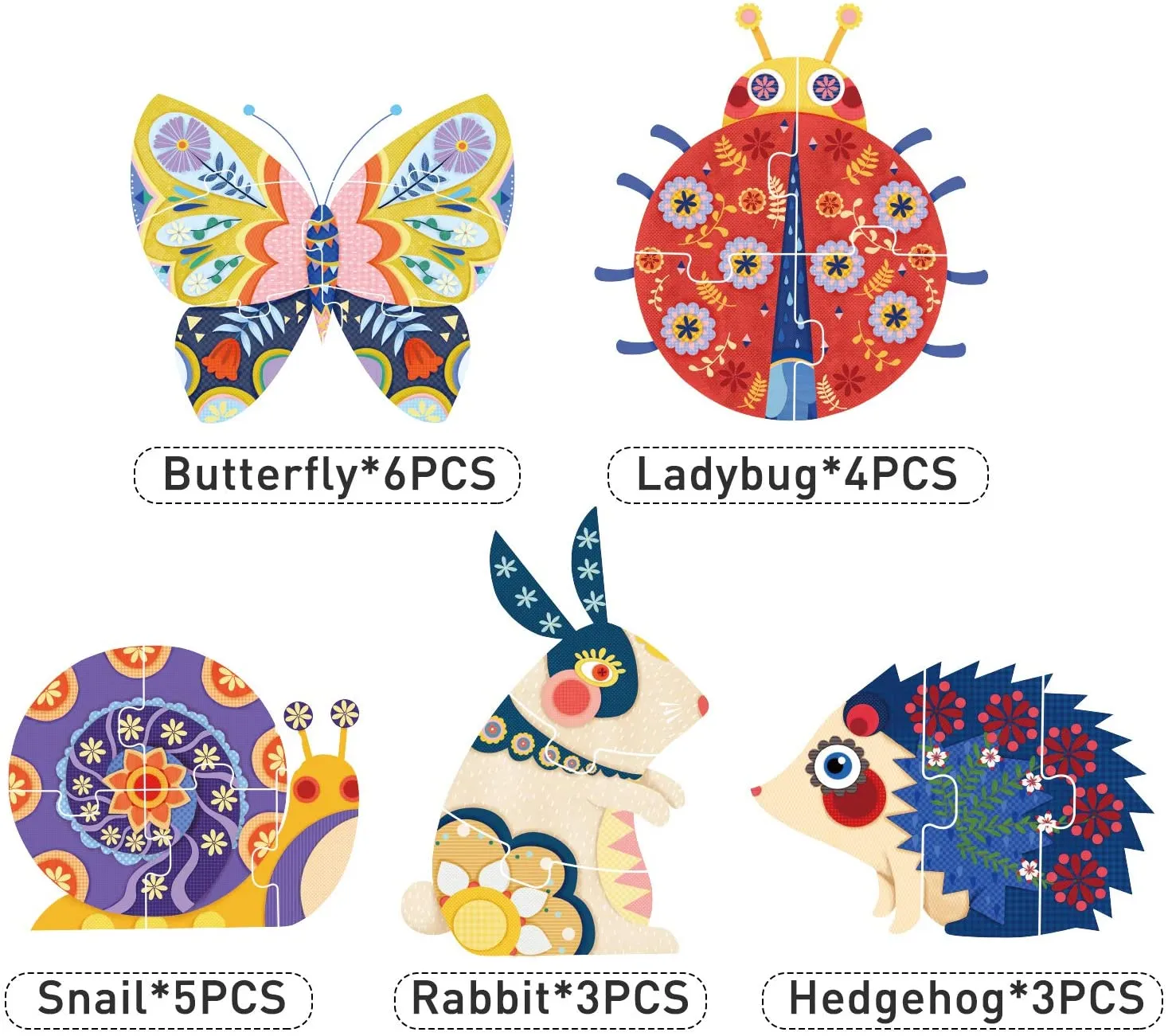 My First Puzzle: Garden Animals 21pc