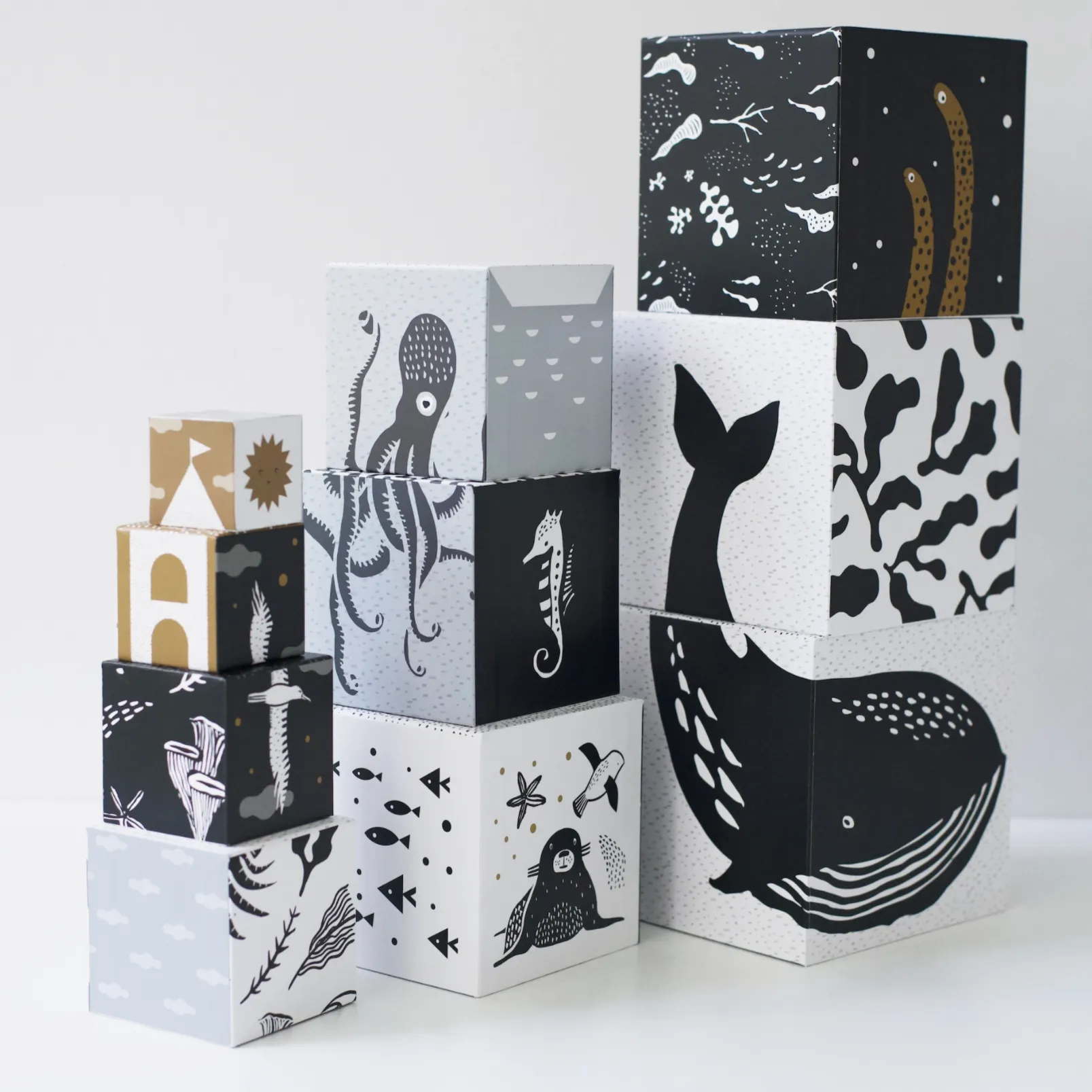 Nesting Blocks - Ocean Animals
