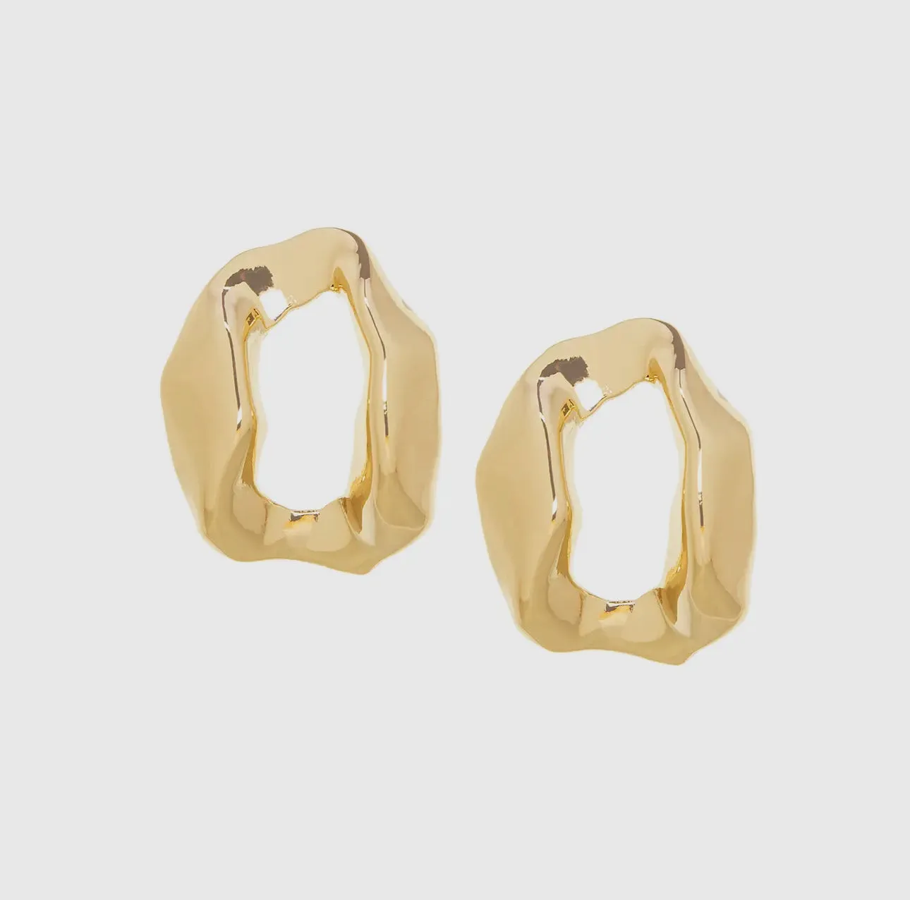 Organic Circle Shape Earring