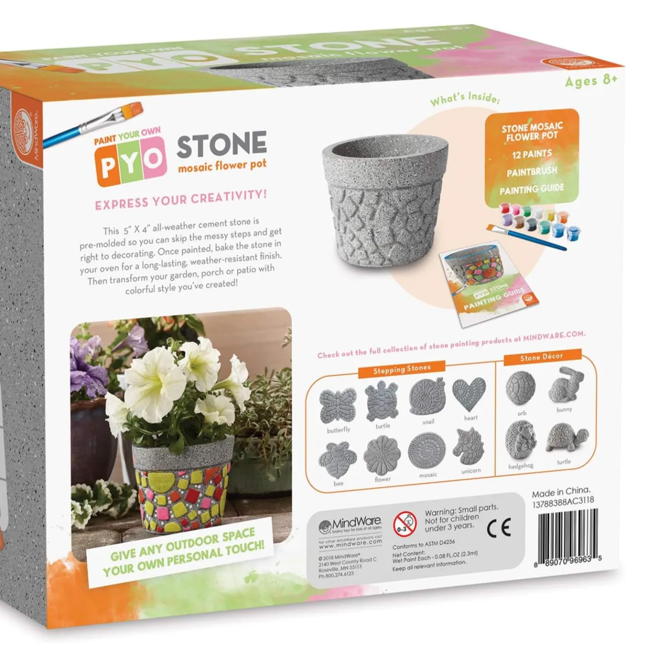 Paint Your Own: Mosaic Flower Pot
