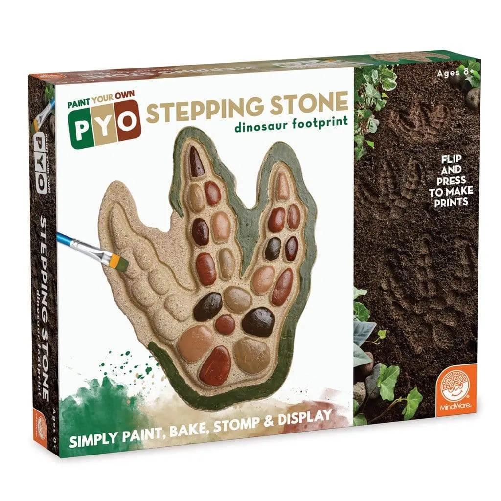 Paint Your Own Stepping Stone: Dino Footprint