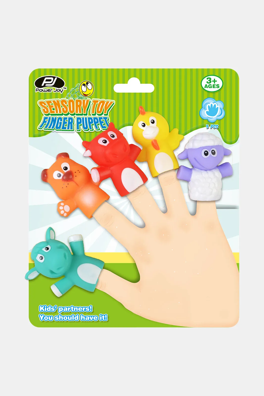 P.Joy Unisex Assorted Fidget Toy Finger Puppet (5 Piece)