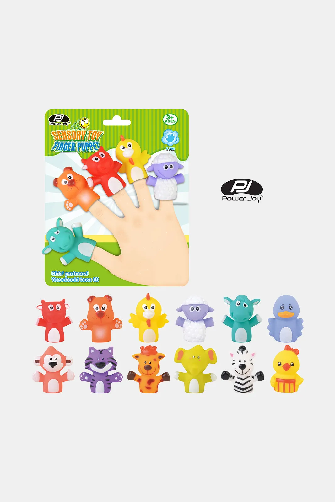 P.Joy Unisex Assorted Fidget Toy Finger Puppet (5 Piece)