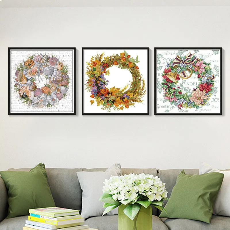 Poppy Crafts Cross-Stitch Kit 46 - Sweet Home Ring