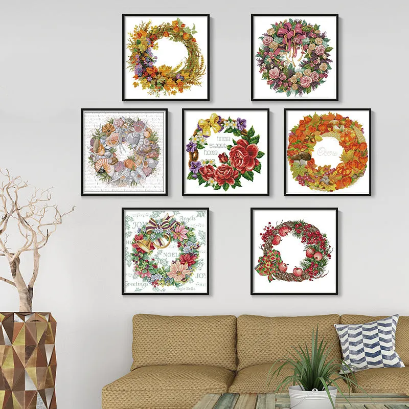 Poppy Crafts Cross-Stitch Kit 46 - Sweet Home Ring