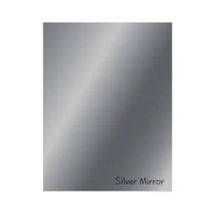 Poppy Crafts - Heat Transfer Vinyl - Silver Mirror