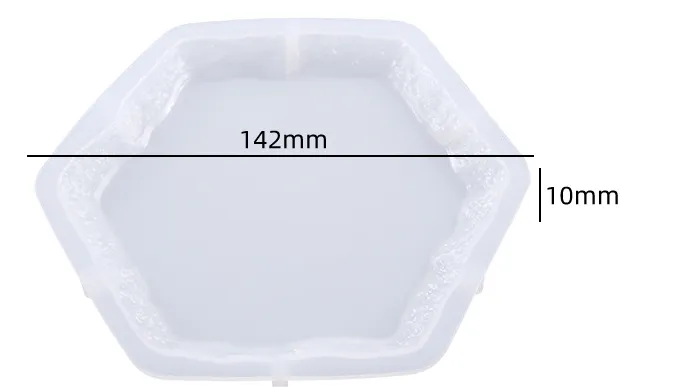 Poppy Crafts Silicone Resin Molds #74 - Hexagon Coaster*