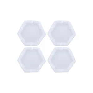 Poppy Crafts Silicone Resin Molds #74 - Hexagon Coaster*