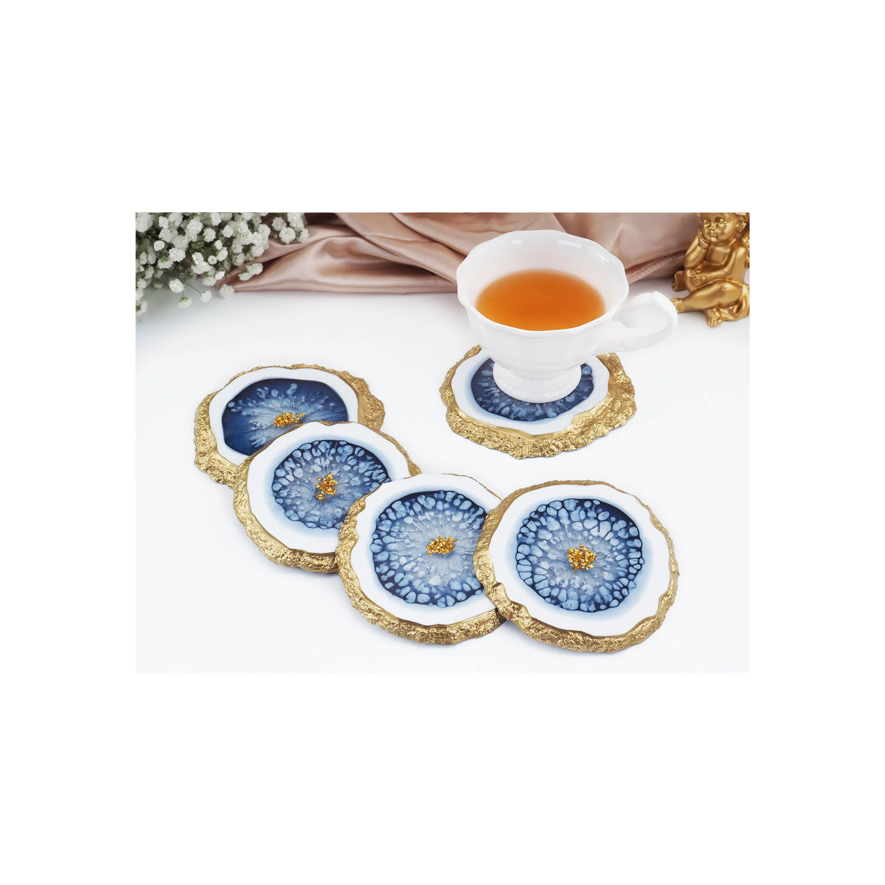 Poppy Crafts Silicone Resin Molds #74 - Hexagon Coaster*