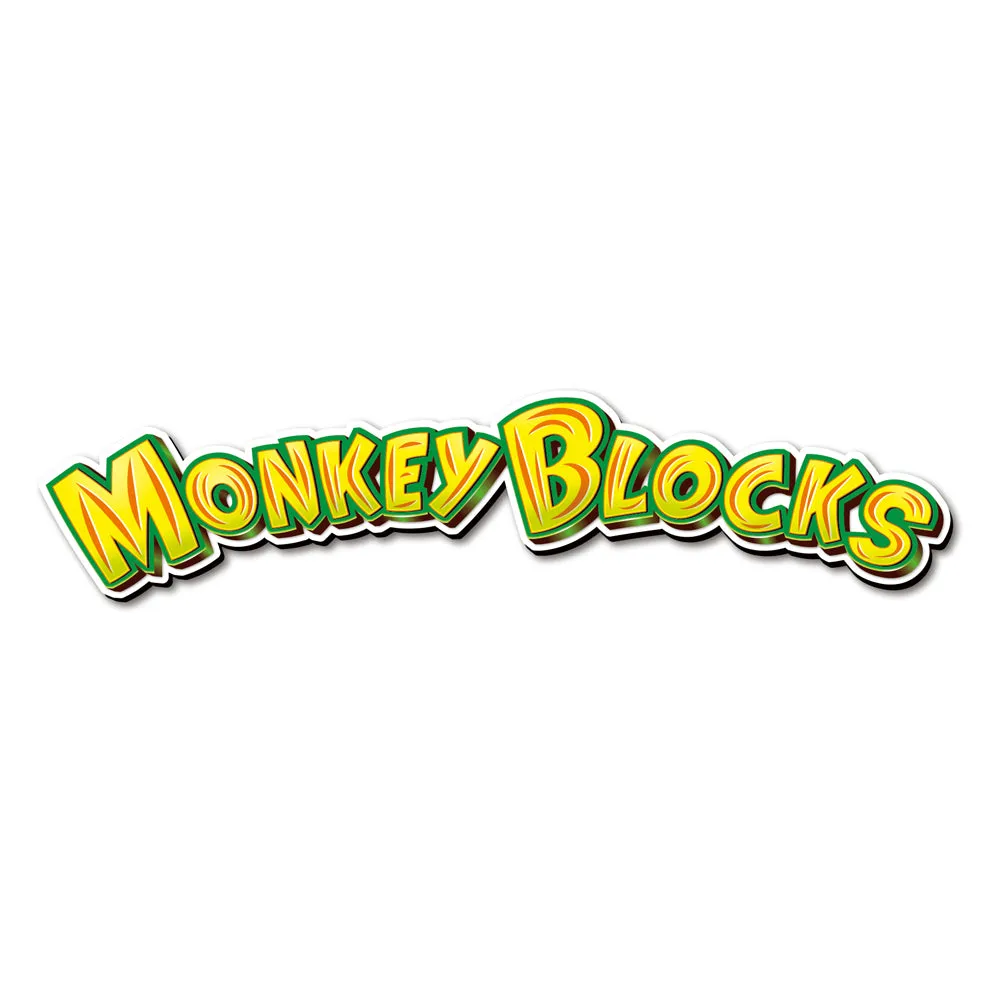 Popular Playthings Monkey Blocks Gravity-Defying Stacking Toy Set