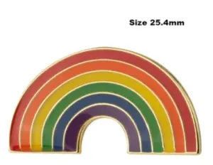 Rainbow Shape Enamel Pin