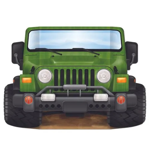Safari Jeep Photo Prop