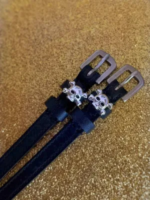 Skull & Crossbones Spur Straps
