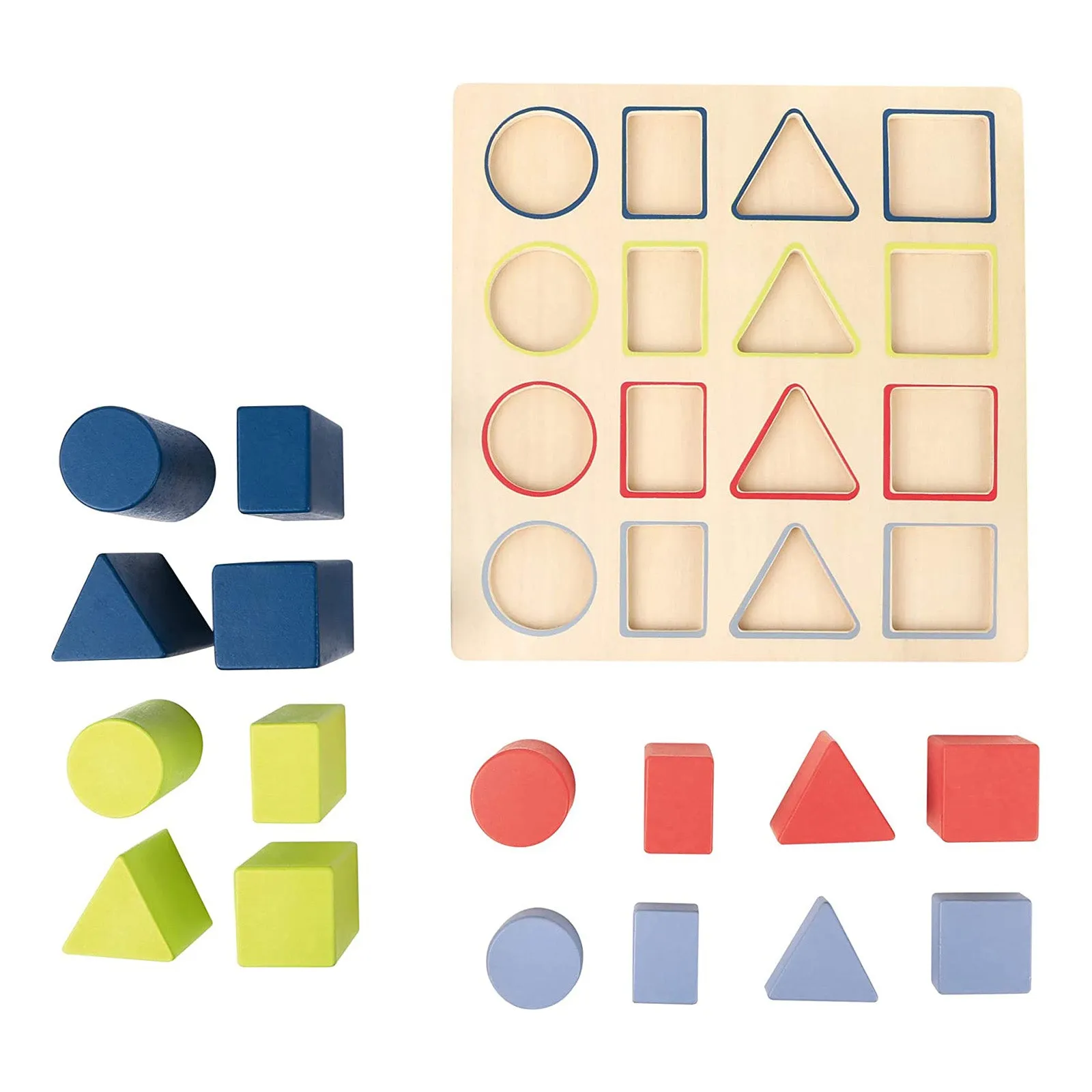 Small Foot Wooden Geometry Shape Fitting Puzzle